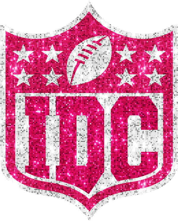 Touchdown Club Shield crest football DTF heat transfer design