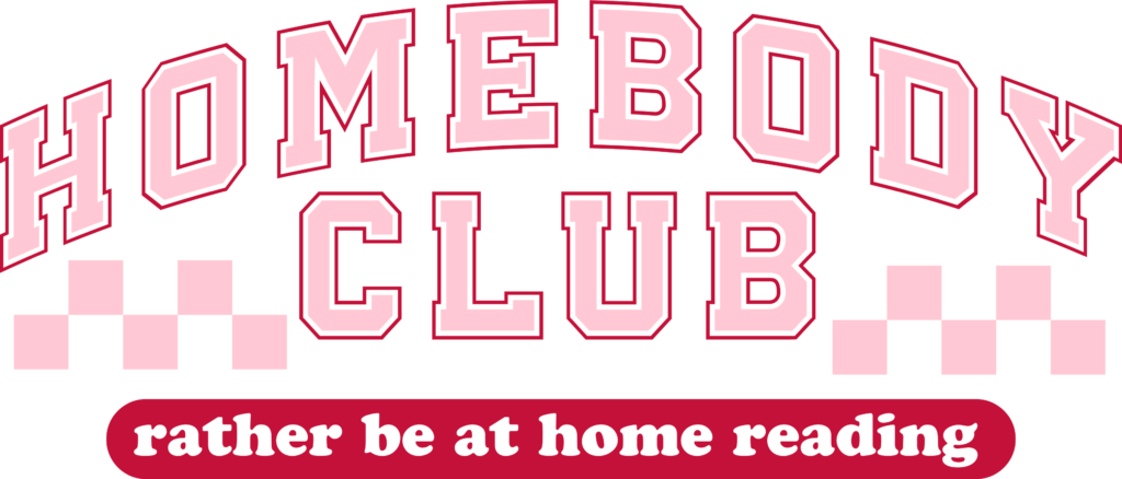 Homebody Club Reader cozy book-lover DTF heat transfer design