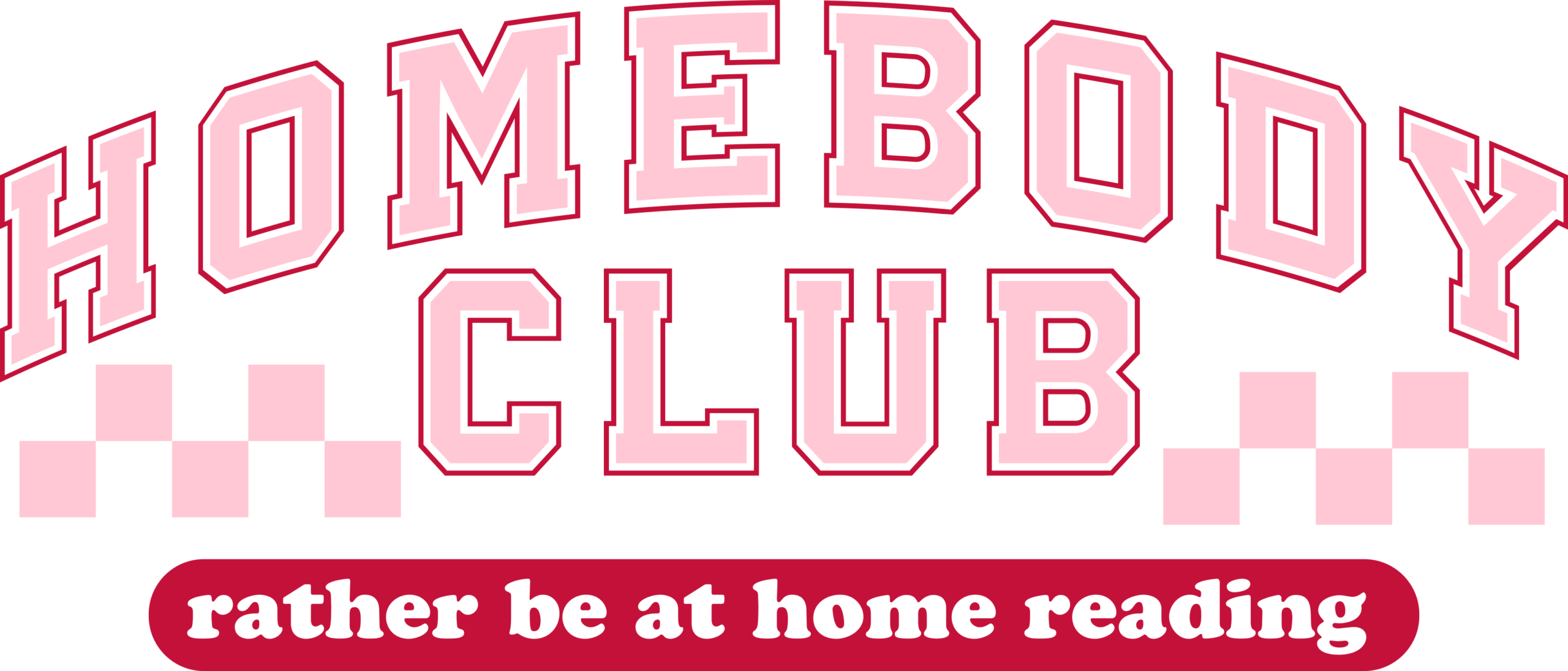 Homebody Club Reader cozy book-lover DTF heat transfer design