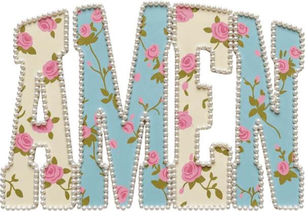 Amen floral and lace faith DTF heat transfer design
