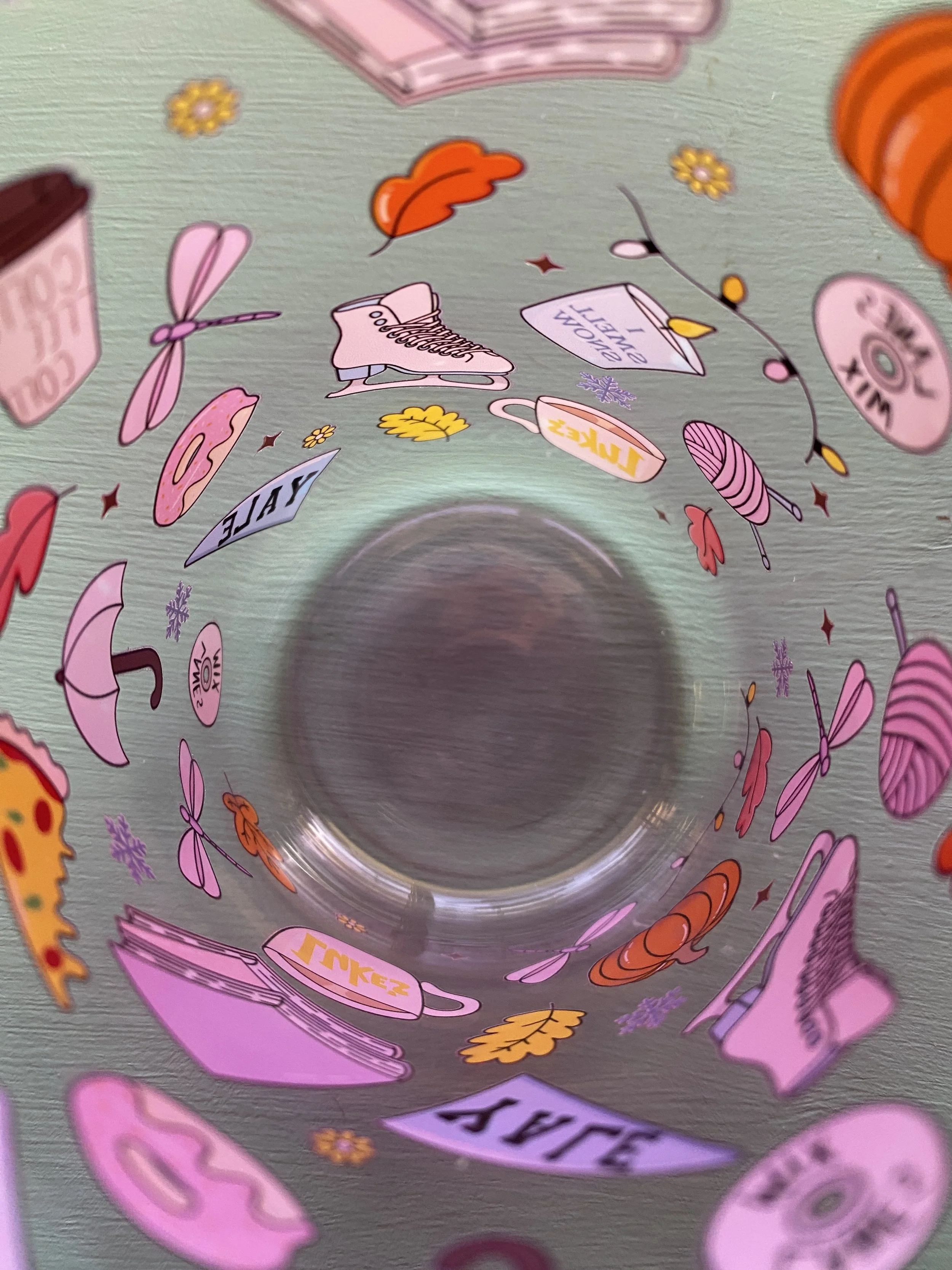 UV DTF print on a finished tumbler