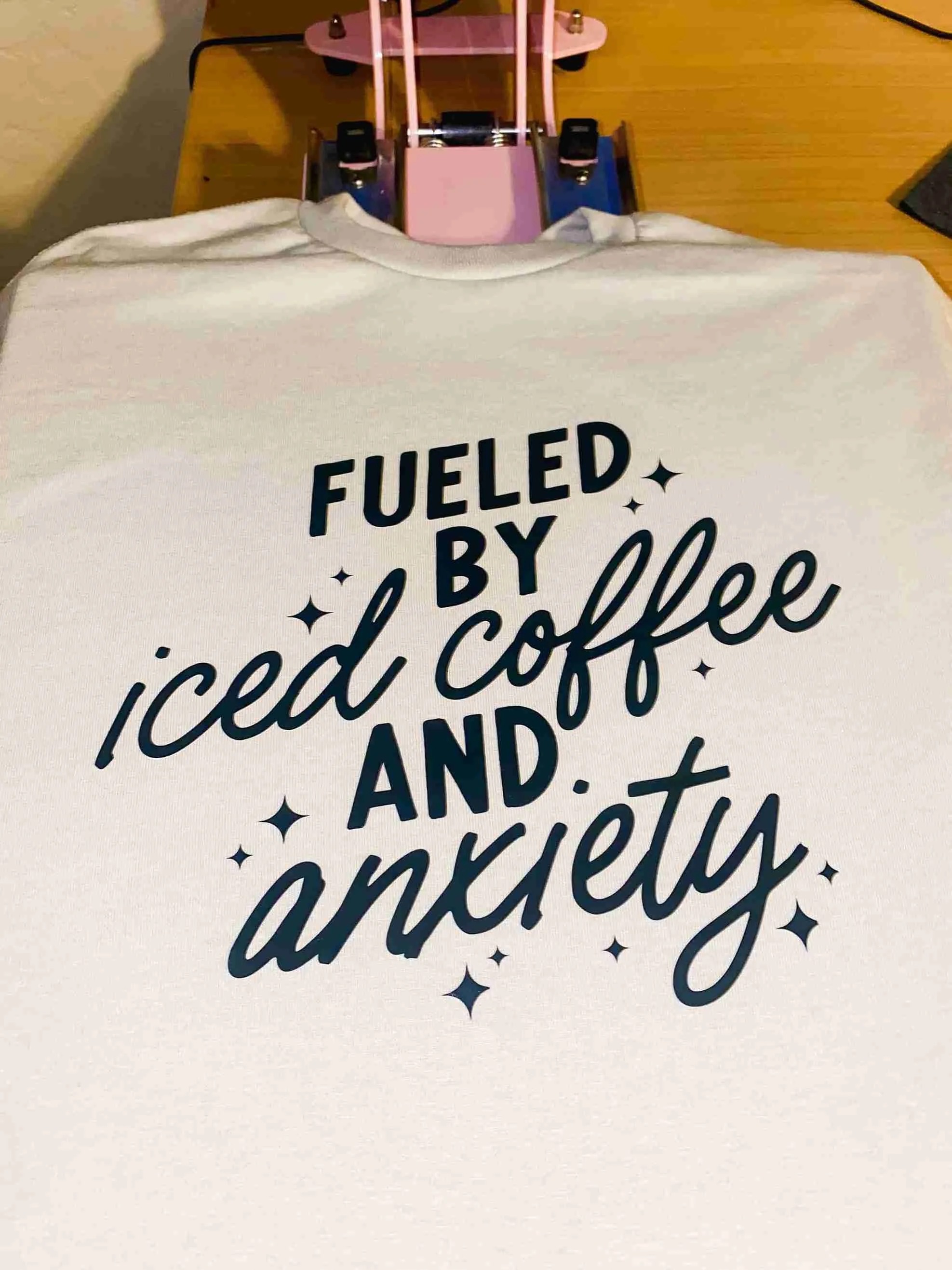 Black DTF transfer print