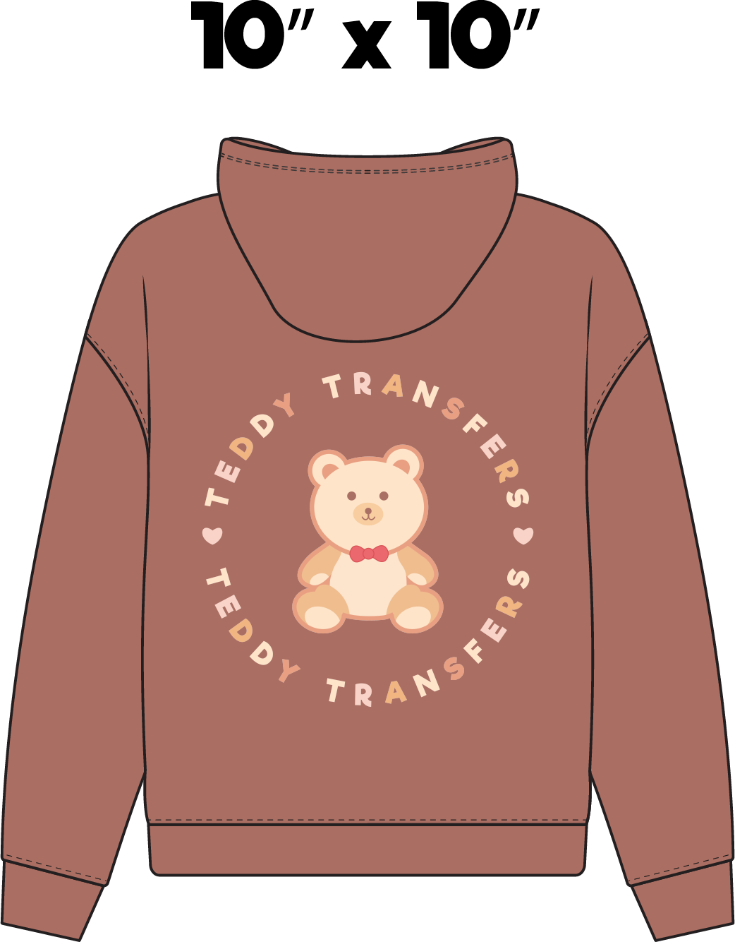 Sweatshirt back 10×10