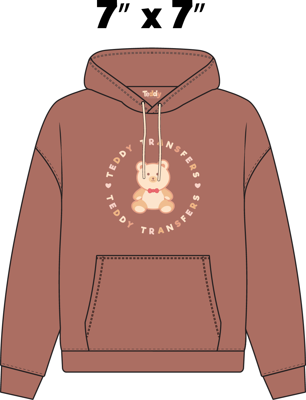 Sweatshirt front 7×7