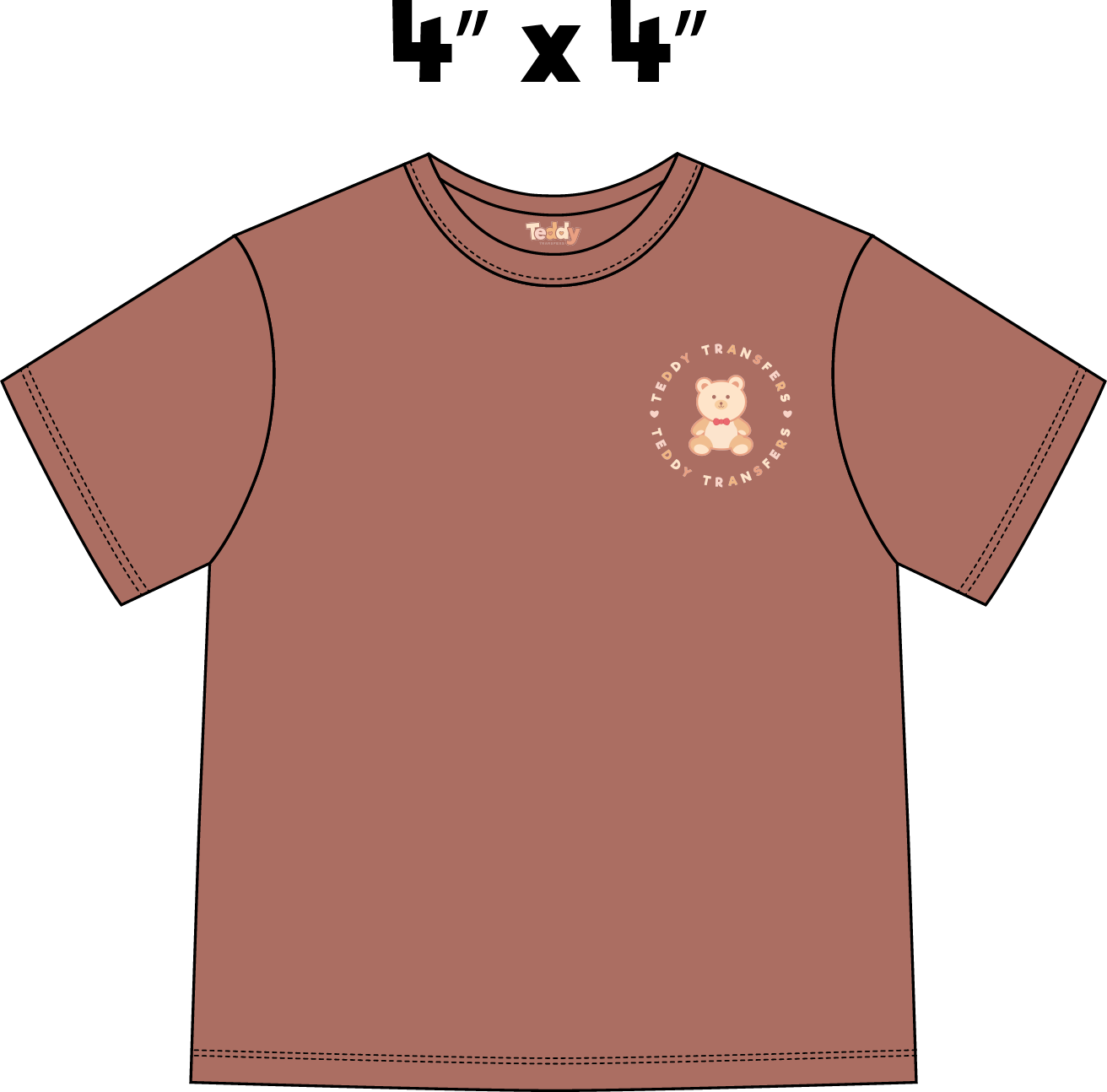 T-shirt front 4×4