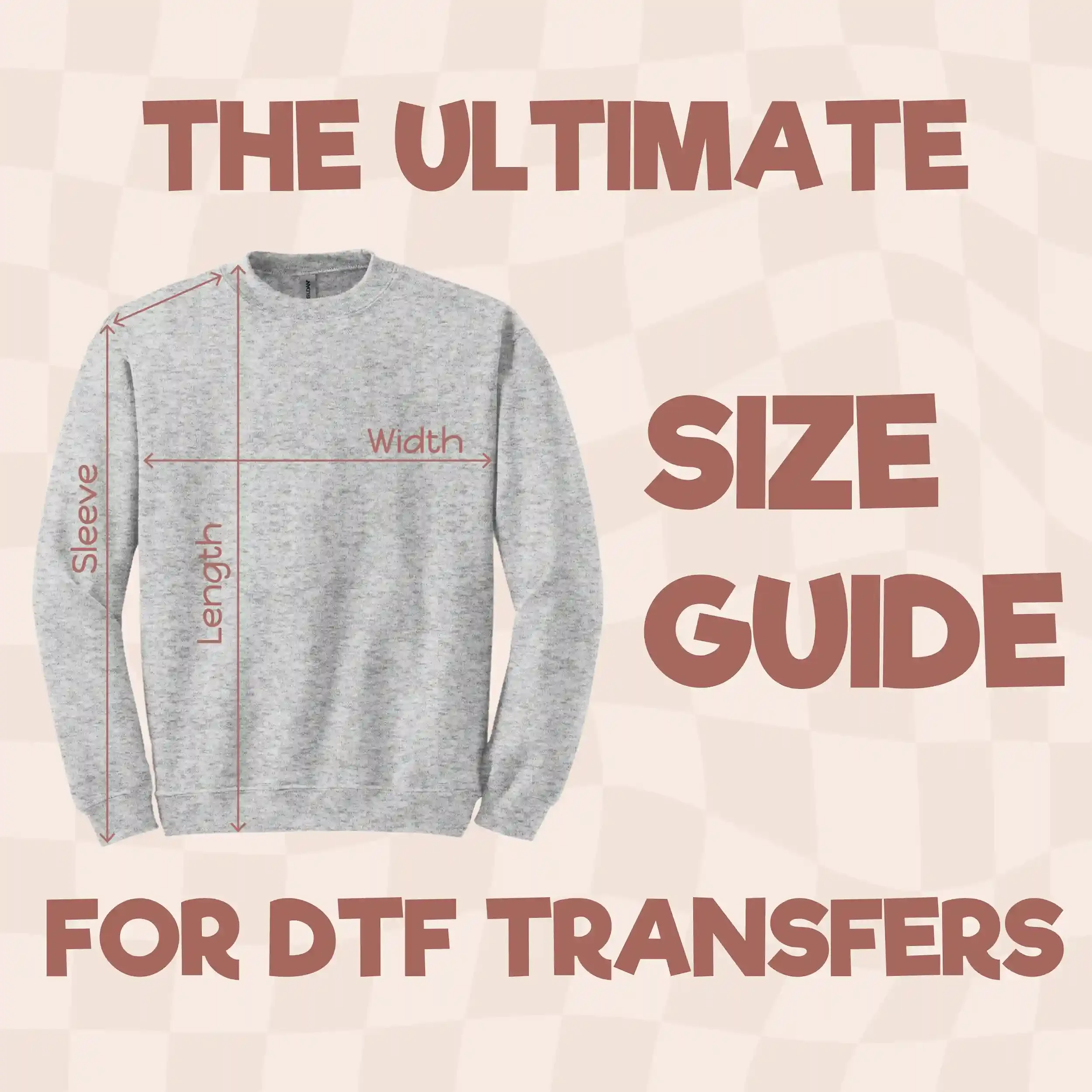 The Ultimate Size Guide for DTF Transfers