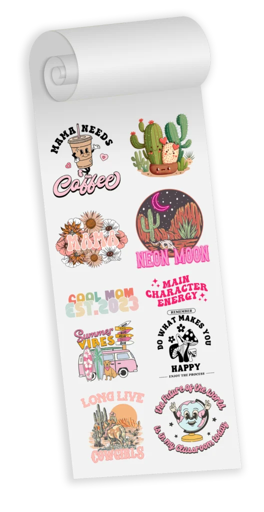 Custom DTF gang sheet