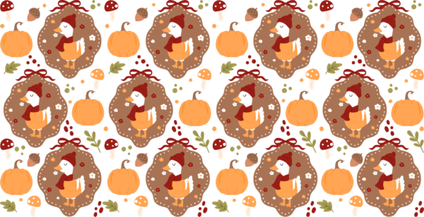 Cozy little goose UV DTF transfer decal design for cups