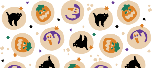 Spooky cookie batch Halloween cookies UV DTF decal design