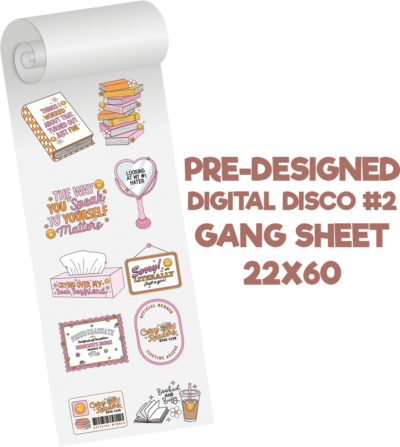 Digital Disco #2 Predesigned Gang Sheet