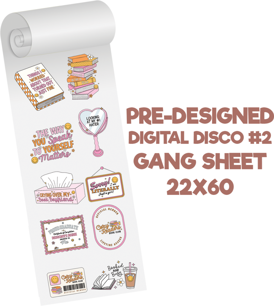 Digital Disco #2 Predesigned Gang Sheet