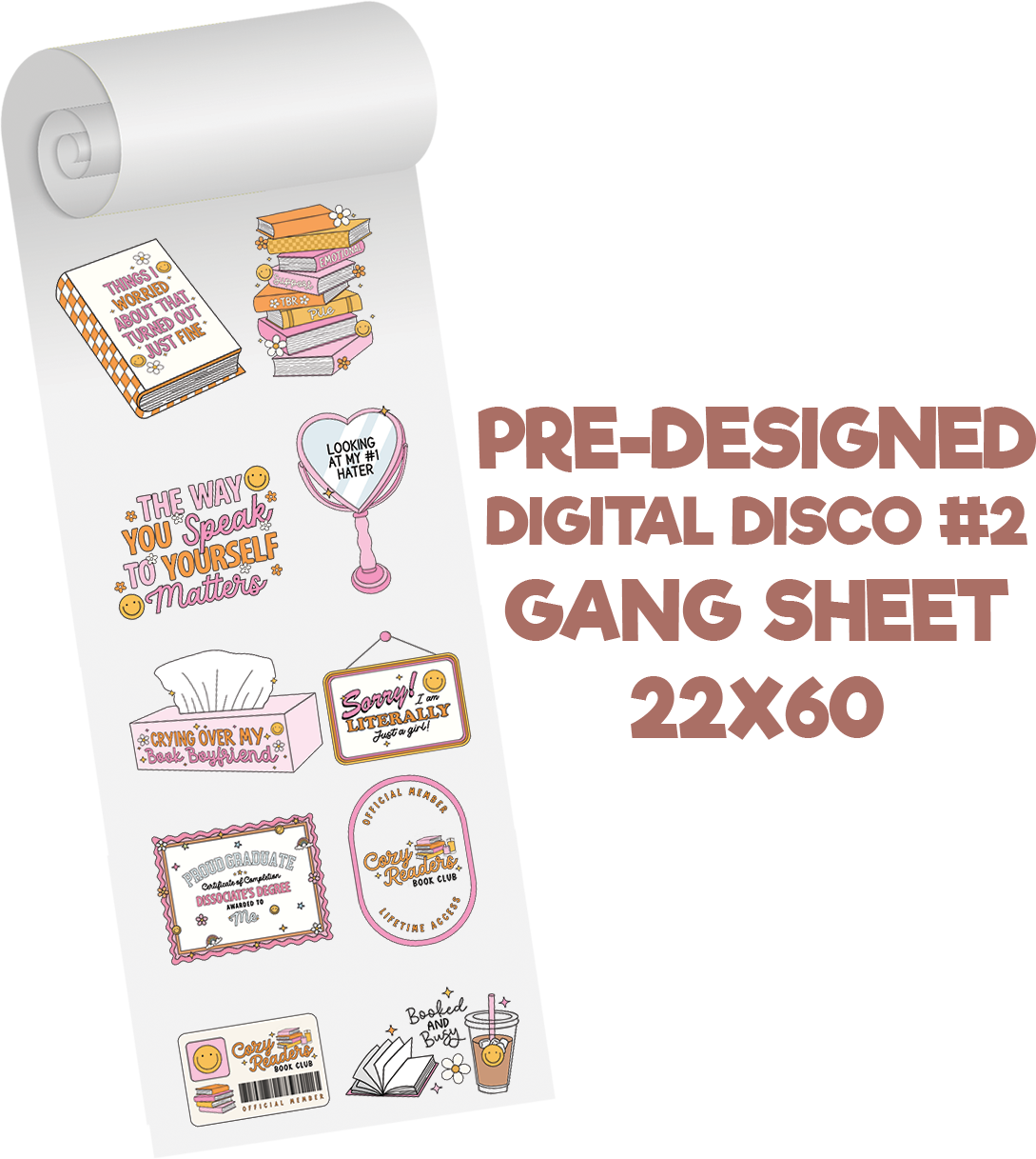 Digital Disco #2 Predesigned Gang Sheet