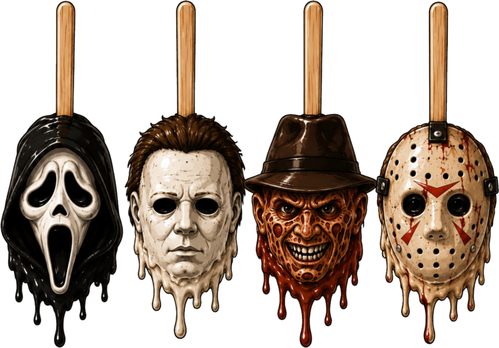 Horror Popsicle Heads