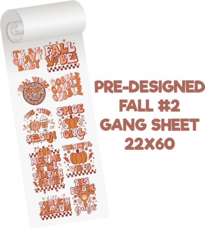 Fall #2 Predesigned Gang Sheet