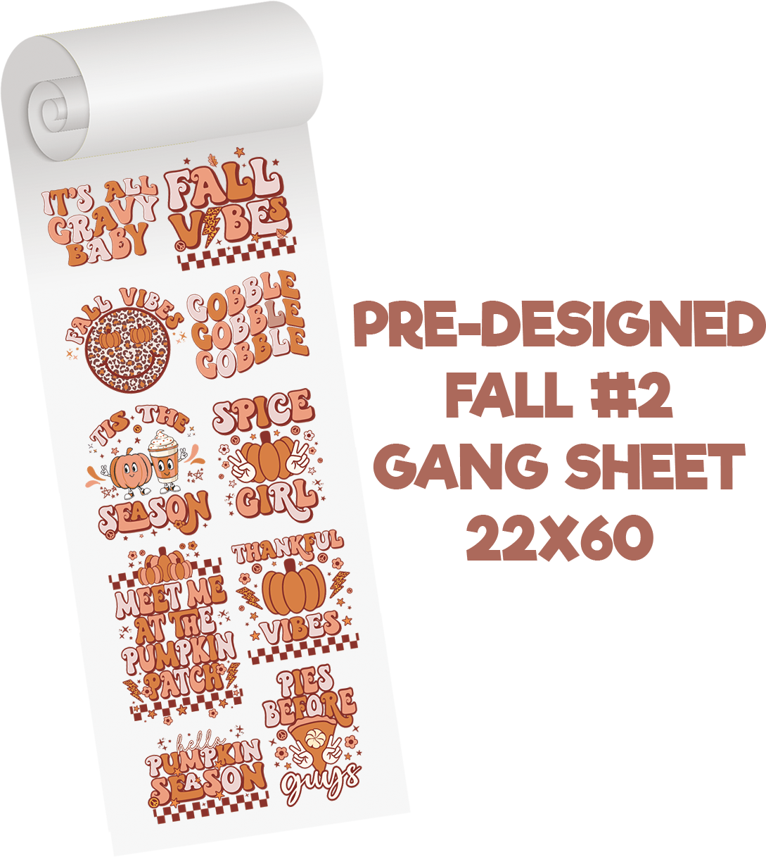 Fall #2 Predesigned Gang Sheet