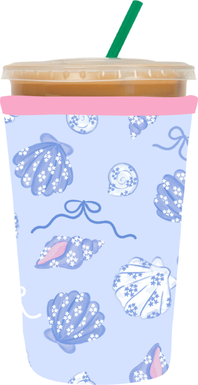 Blue Seashells Coozie