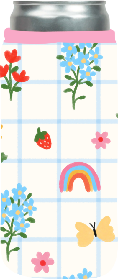 Rainbow Slim Can Sleeve