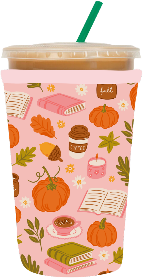 Pink Pumpkin Coozie
