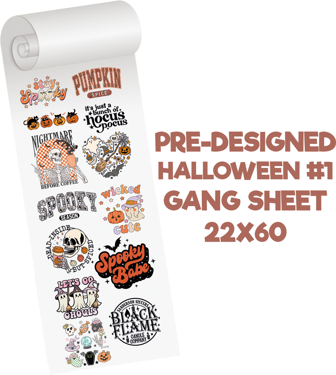 Halloween #1 Predesigned Gang Sheet