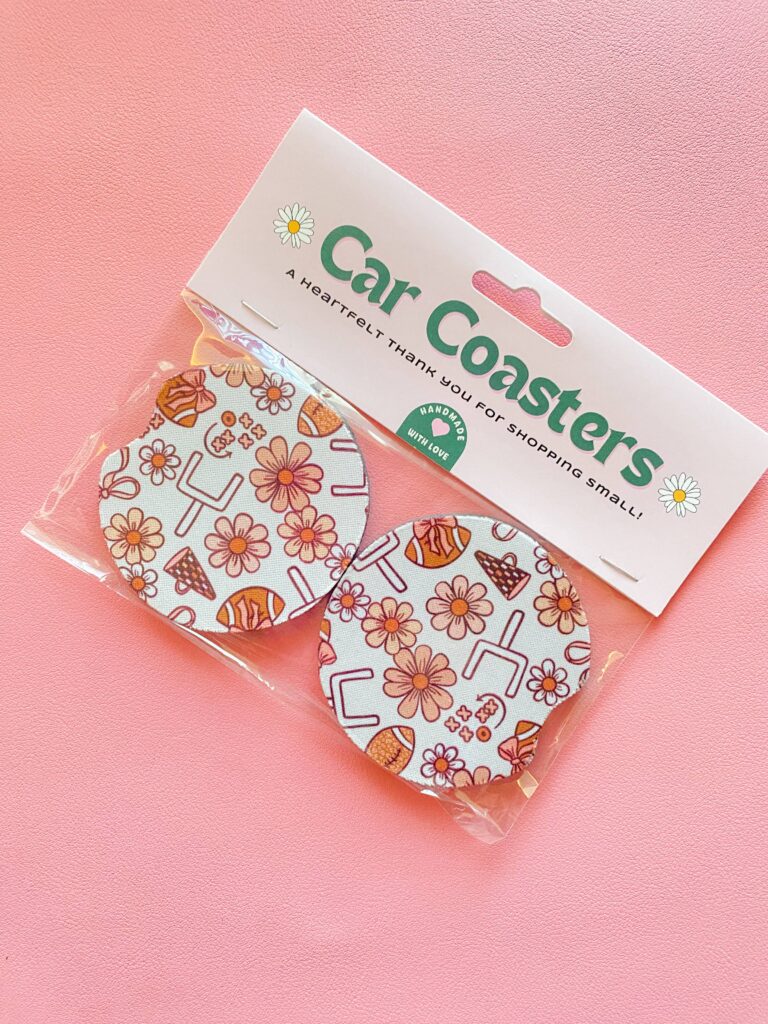 Football Fall Car Coasters