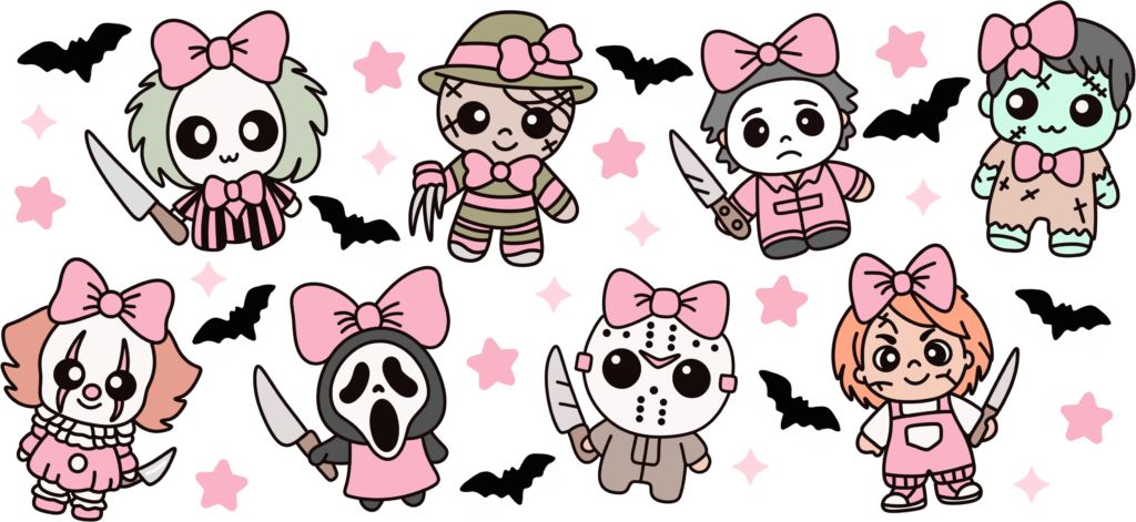 Pastel Horror Cupwrap Collection