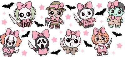 Pastel Horror Cupwrap Collection