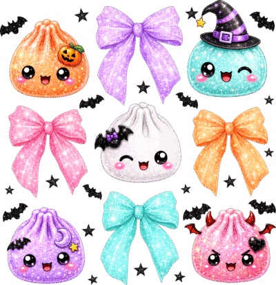 Sparkle Spooky Bows