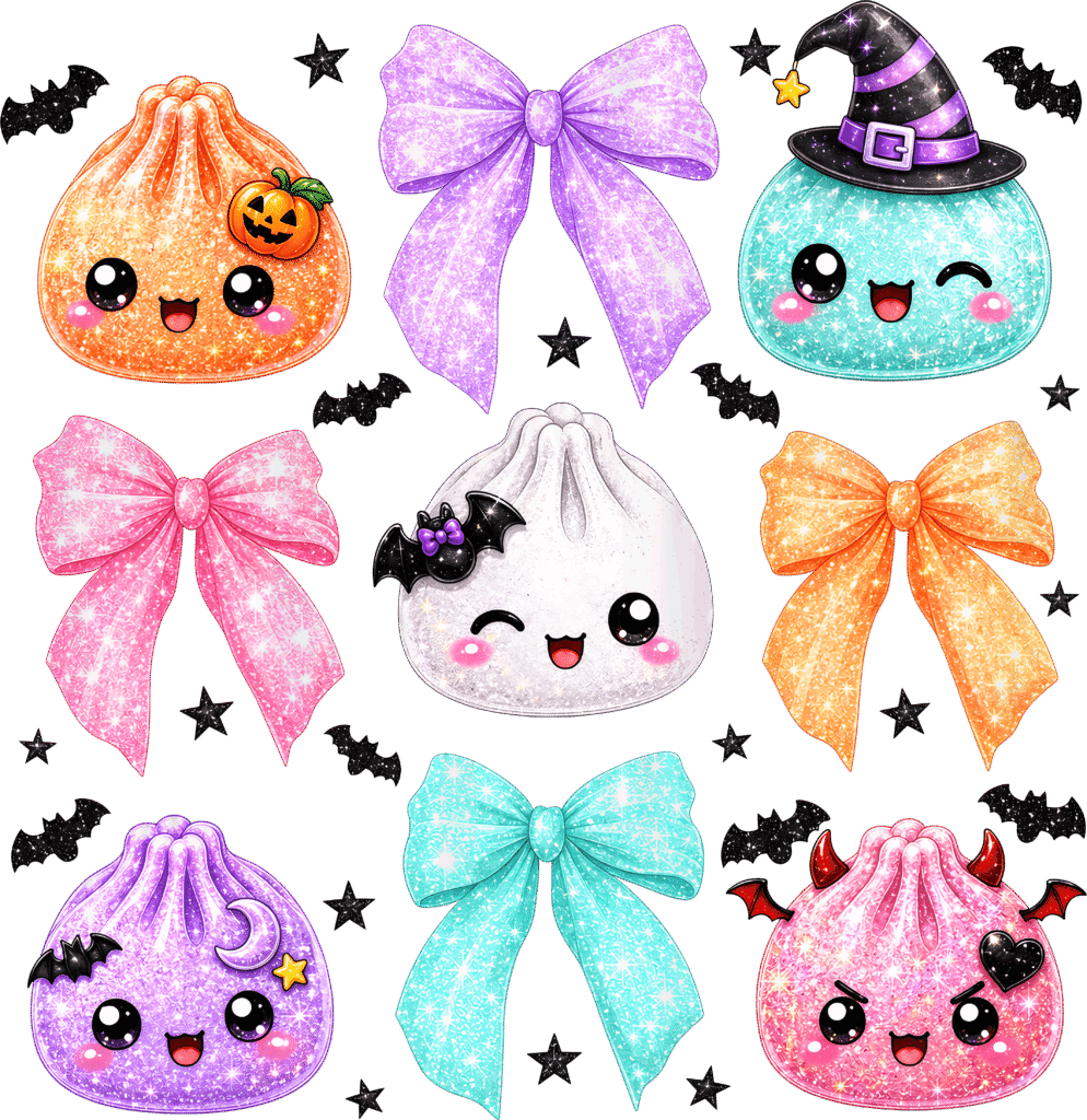 Sparkle Spooky Bows