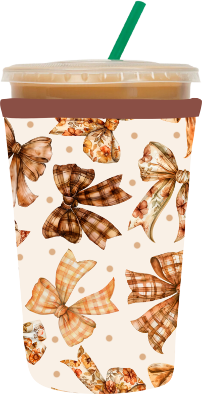 Autumn Bows Coozie