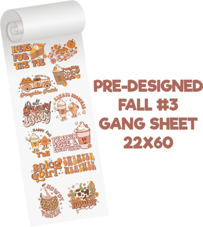 Fall #3 Predesigned Gang Sheet