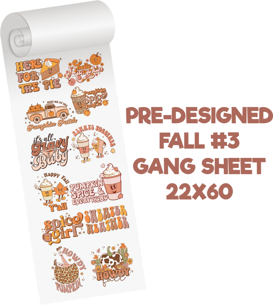 Fall #3 Predesigned Gang Sheet