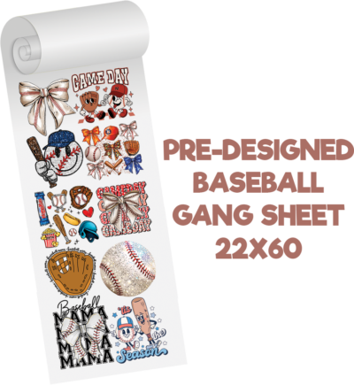 Baseball Gang Sheet Predesigned Gang Sheet