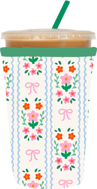 Spring Time Flowers Coozie