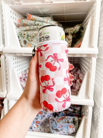 Picnic Cherrie Slim Can Sleeve