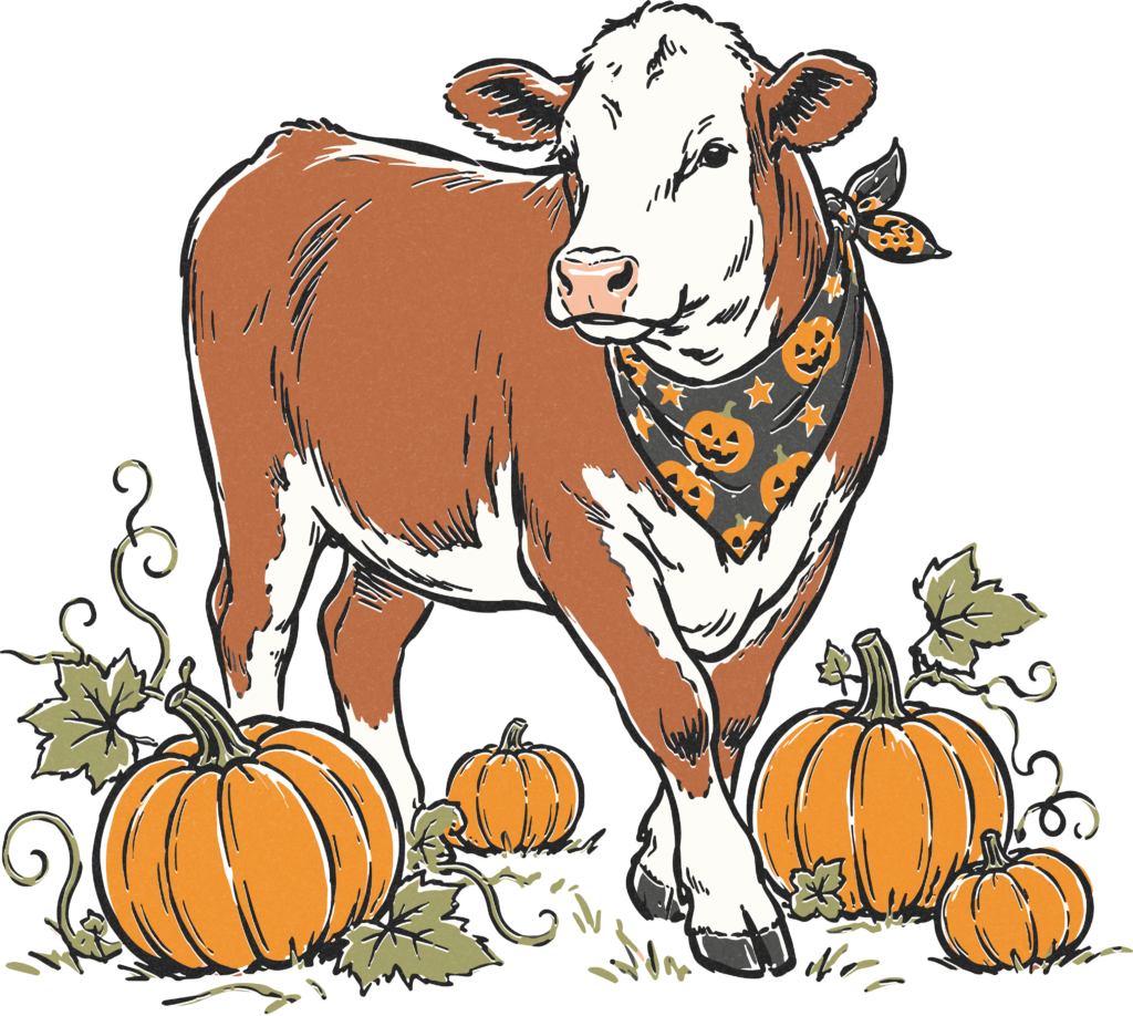 Harvest Cow Pumpkin