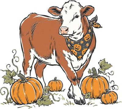 Harvest Cow Pumpkin