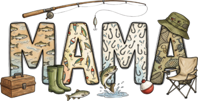 Gone Fishing Word Art