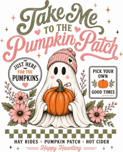 Pumpkin Patch Ghost Friend