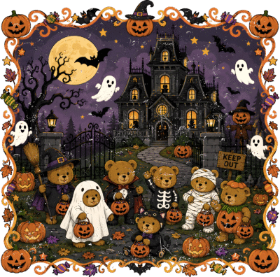 Teddy's Haunted House Party