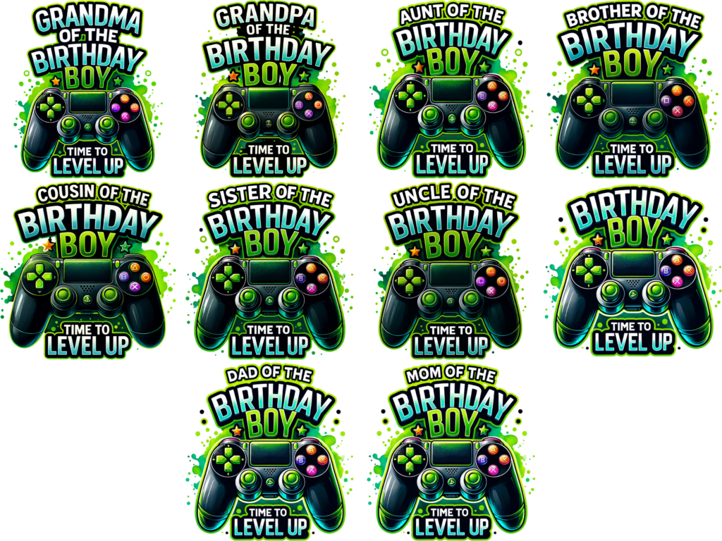 Level Up Birthday Boy Bundle