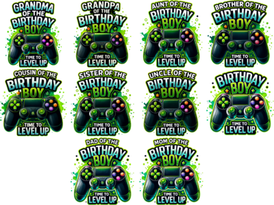 Level Up Birthday Boy Bundle