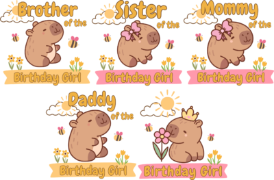 Capybara Birthday Bundle