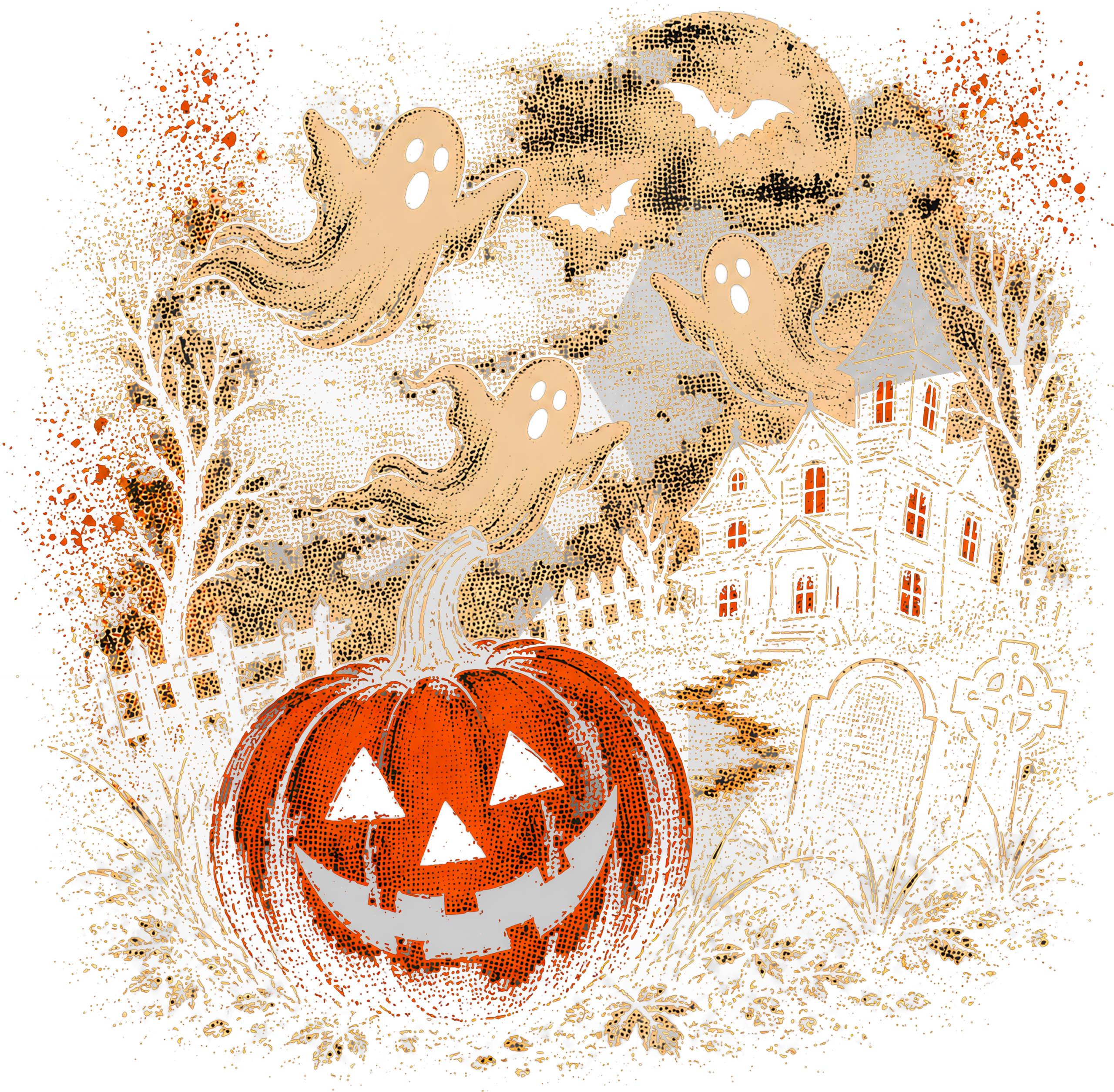 Haunted Night Pumpkin
