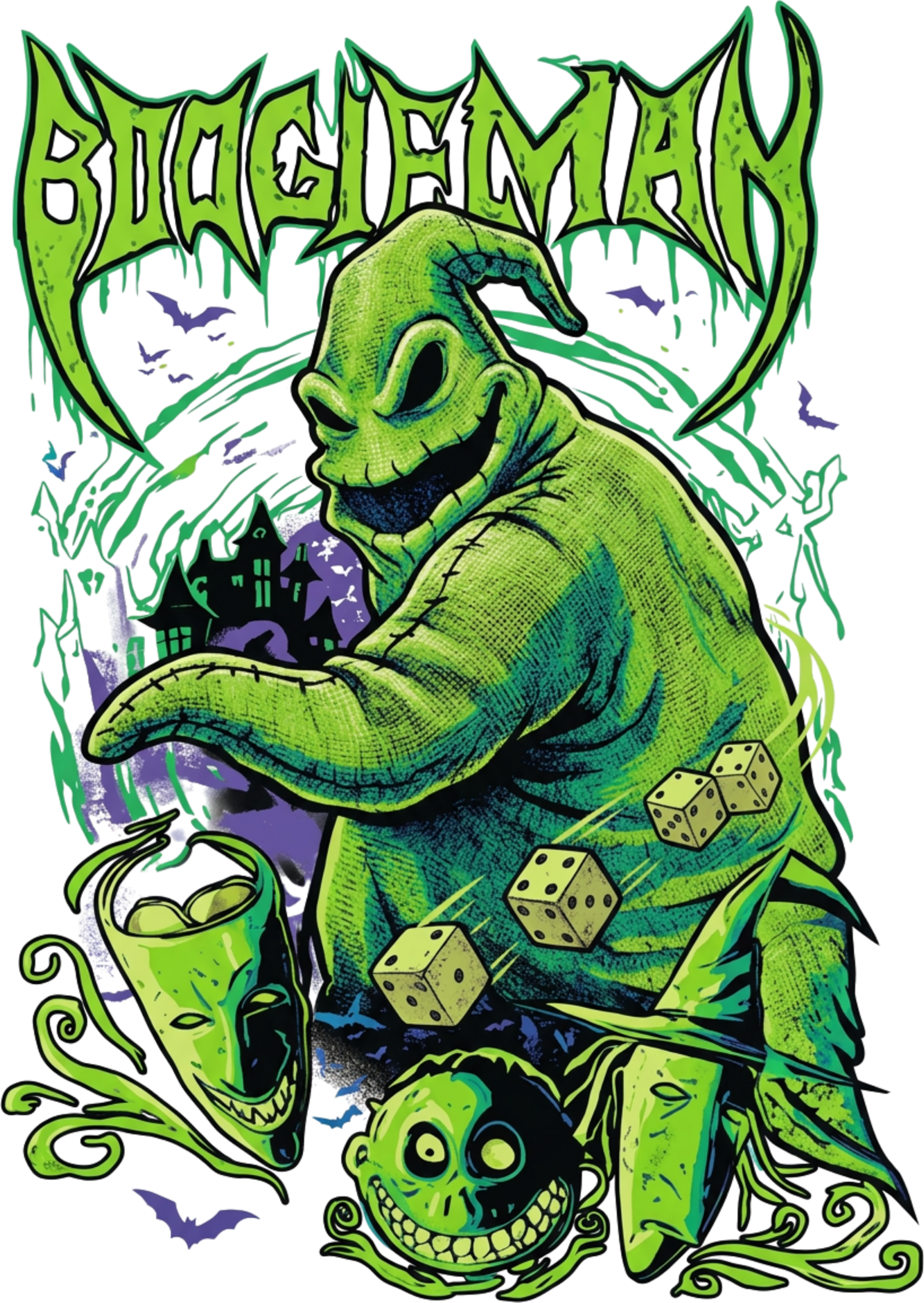 Spooky Skeleton Gambler