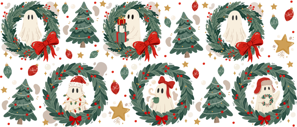 Festive Ghost Garland