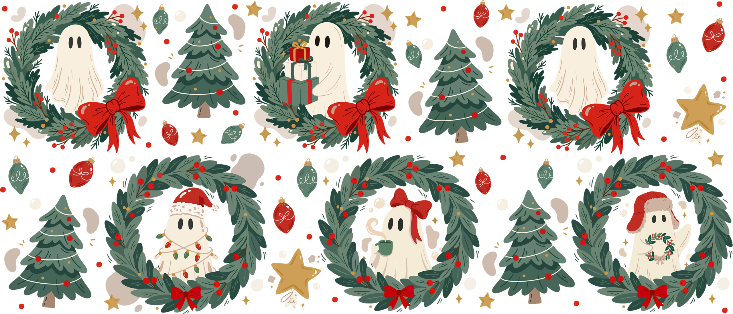 Festive Ghost Garland