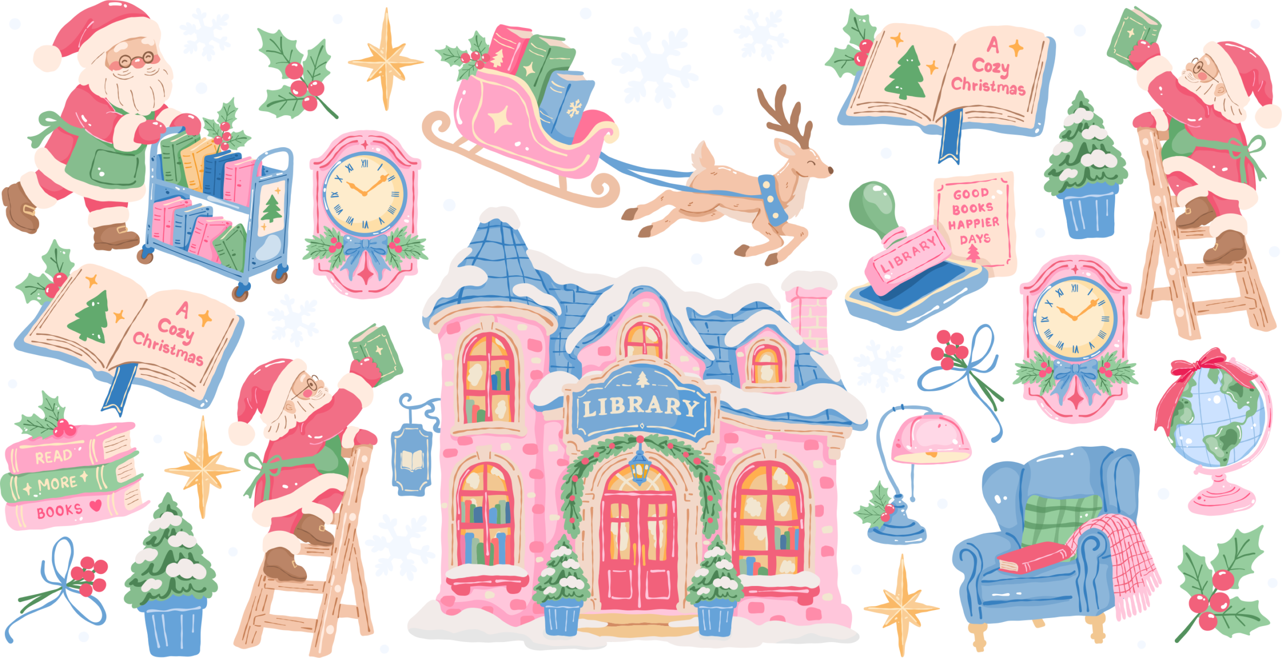 Cozy Library Cupwrap