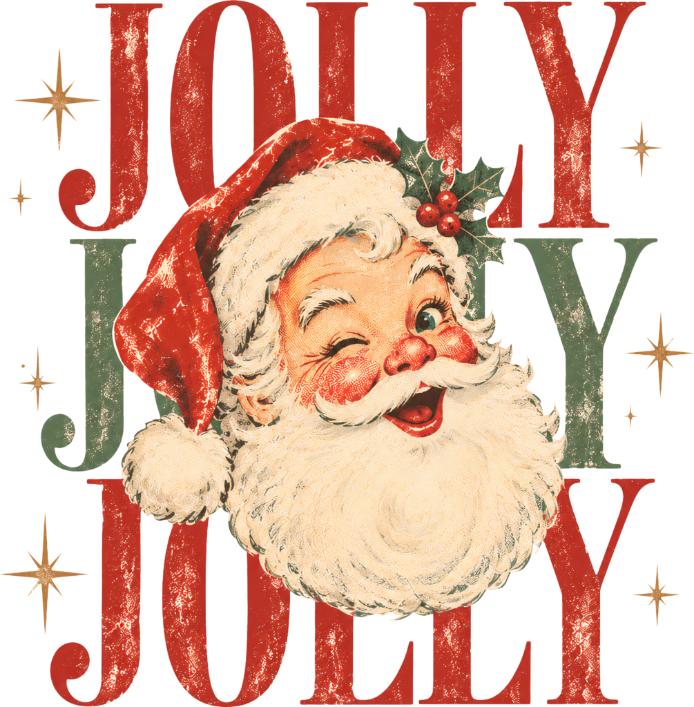 Retro Saint Nick Cheer
