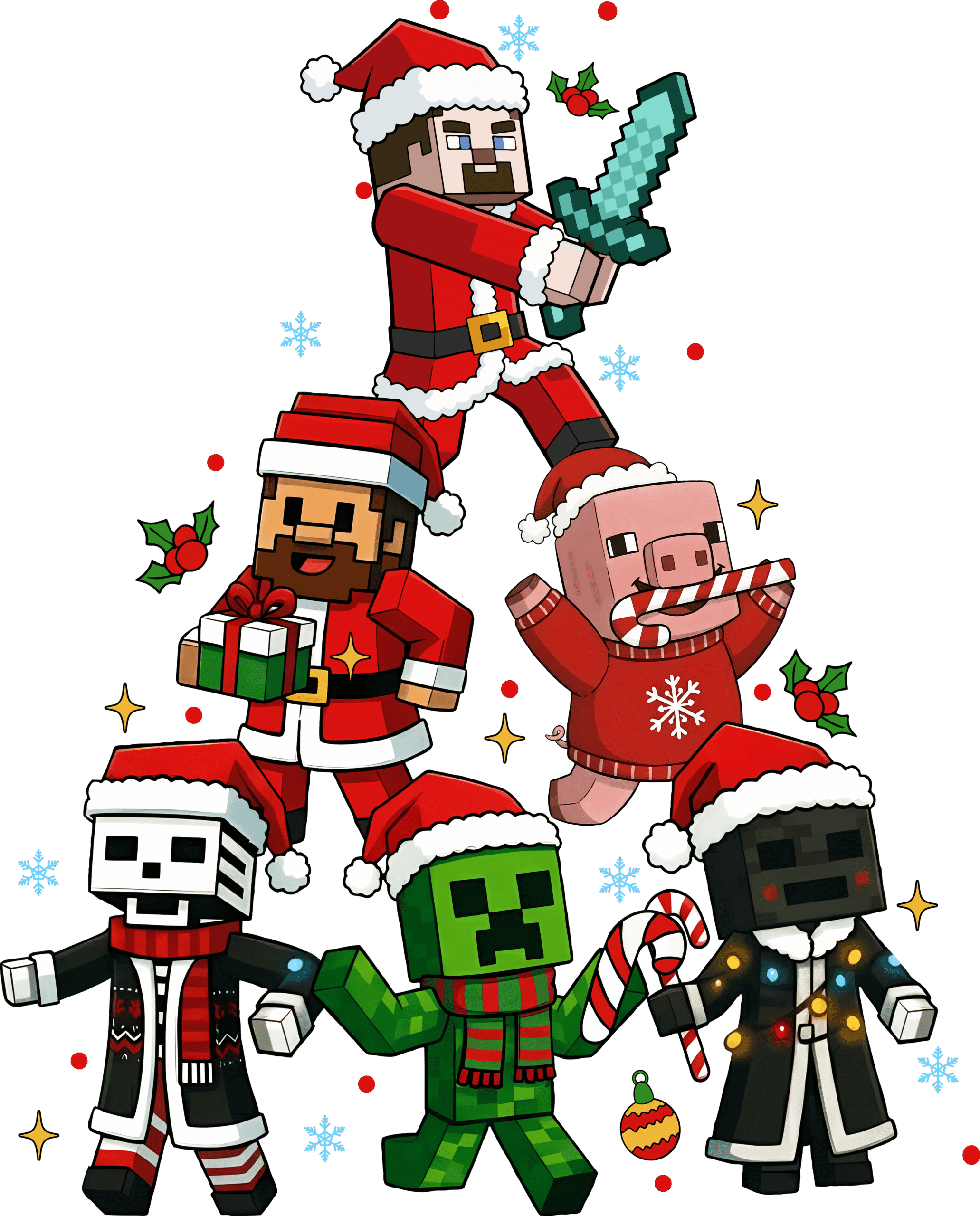 Pixel Christmas Crew