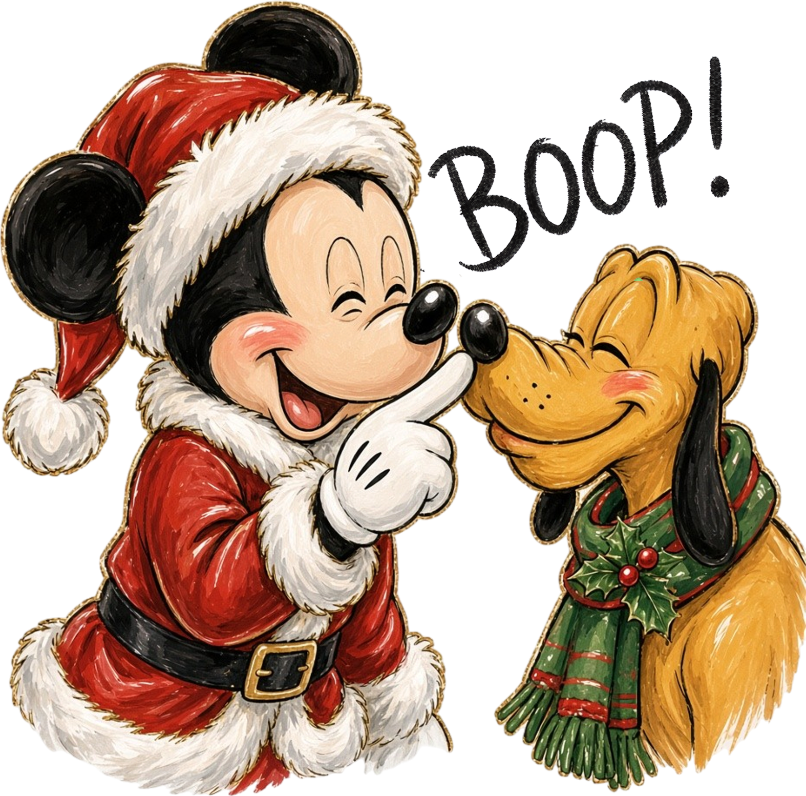 Jolly Santa & Pup Surprise